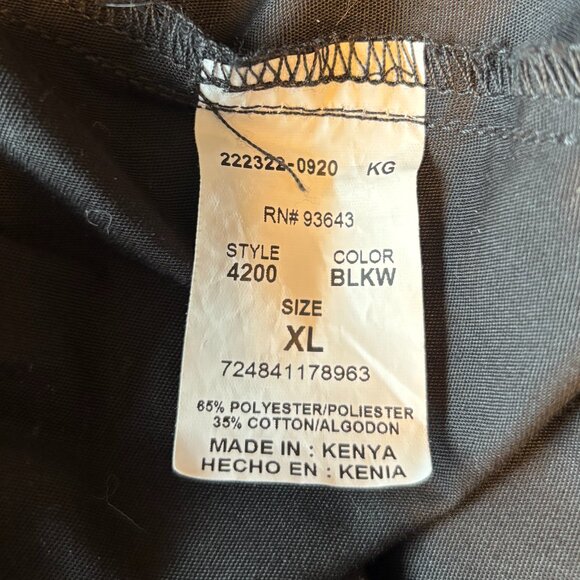 NWOT Cherokee Workwear Black Pants - Picture 3 of 7